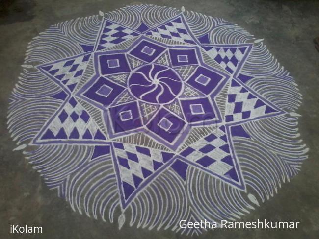 Rangoli: Vijaya Dhasami Kolam!