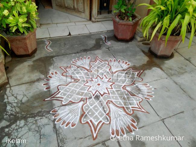 Rangoli: Saturday kolam!