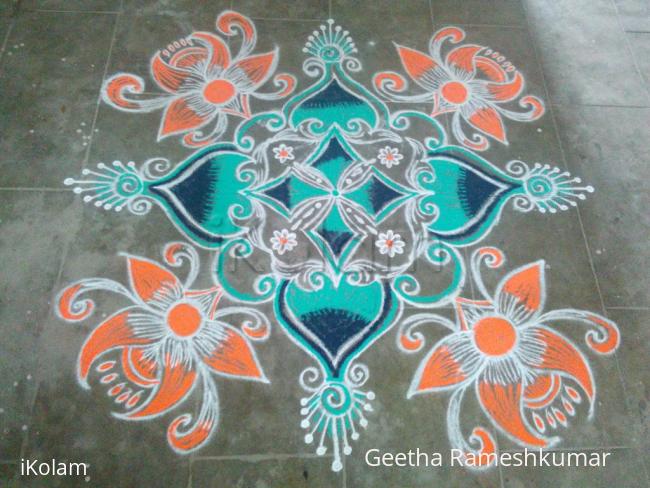 Rangoli: Margazhi kolam_17! Happy new year friends! Rangoli: Margazhi kolam_17! Happy new year friends!
