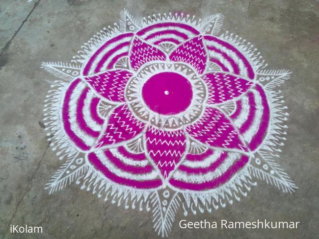 Rangoli: Margazhi kolam_28! Rangoli: Margazhi kolam_28!