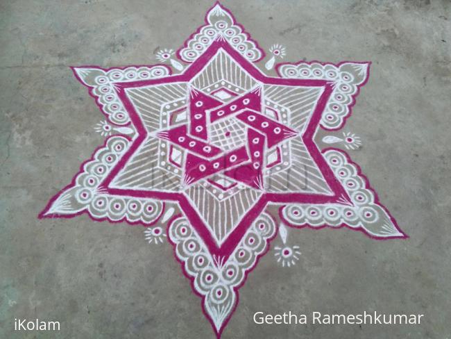 Rangoli: star kolam!