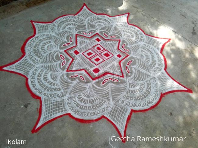 Rangoli: Friday kolam!! Rangoli: Friday kolam!!