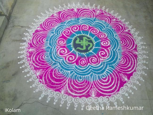 Rangoli: my kolam!