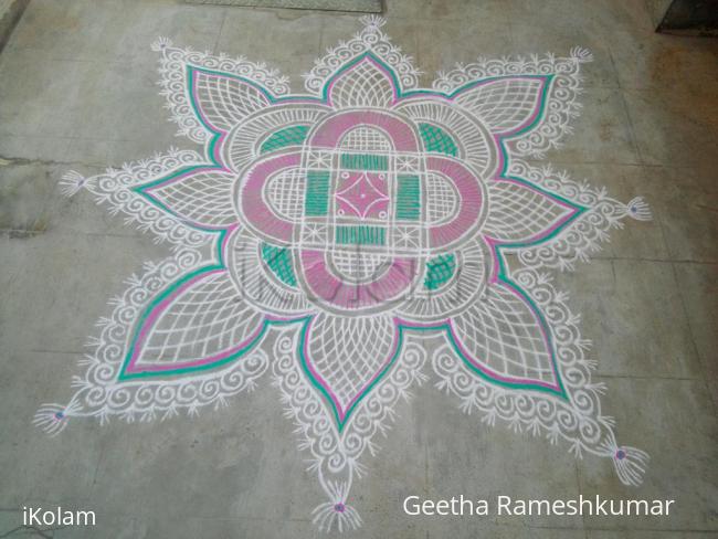 Rangoli: my daily kolam!