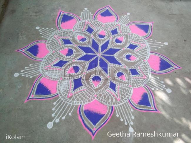 Rangoli: Aadi sevvai kolam!