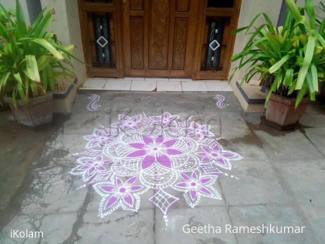 Rangoli: Thursday kolam!! Rangoli: Thursday kolam!!