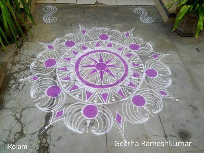 Rangoli: my kolam!