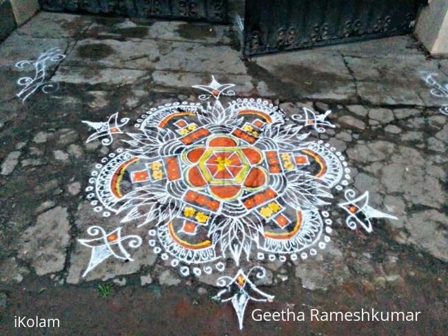 Rangoli: My daily kolam!