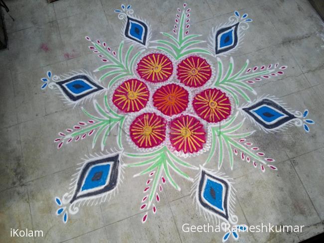 Rangoli: Tuesday kolam!