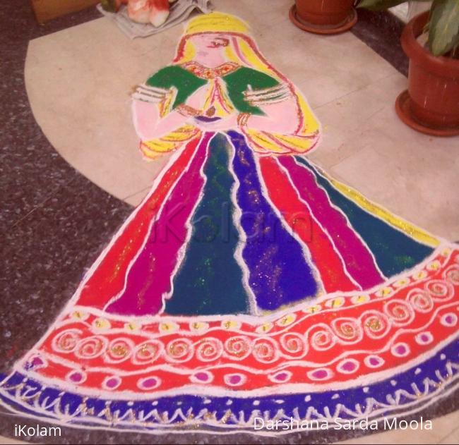 Rangoli: diwali 2011 - one more