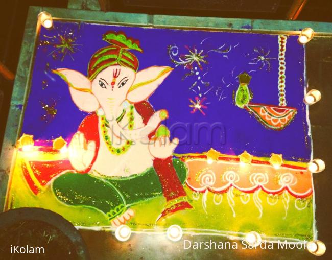 Rangoli: diwali 2013 - dhanteras day