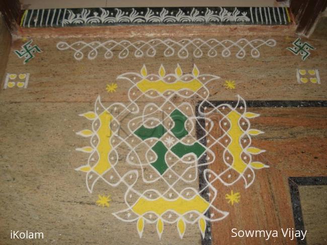 Rangoli: Margazhi Kolam-10 Rangoli: Margazhi Kolam-10