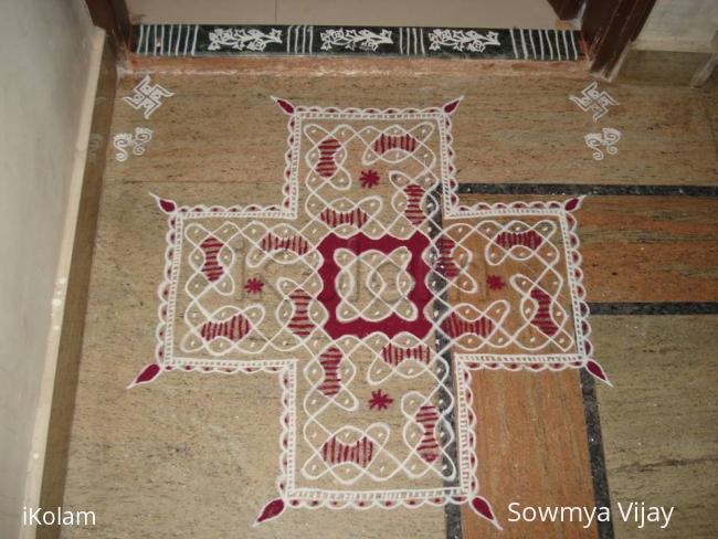Rangoli: Margazhi Kolam-24 Rangoli: Margazhi Kolam-24
