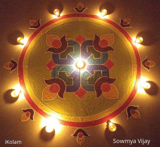 Rangoli: Kolam for Diwali 2015
