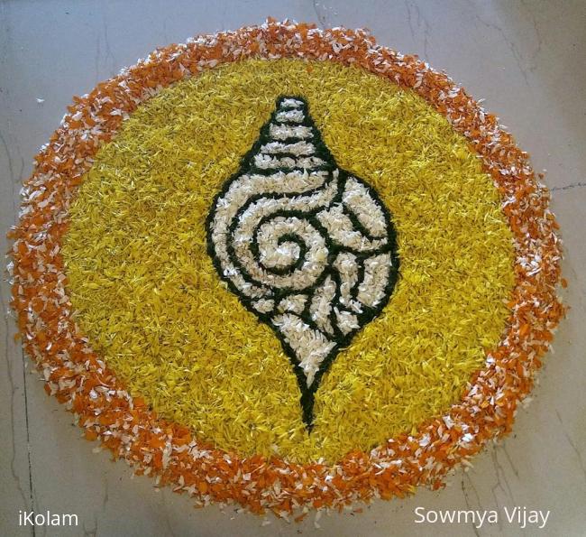 Rangoli: Onam Floral designs-Onam Pookalam