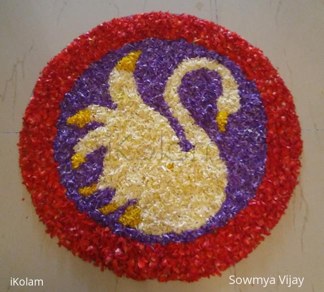 Rangoli: Onam Floral designs-Onam Pookalam
