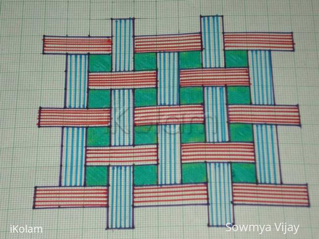Rangoli: Puzzle Kolam - Just in paper