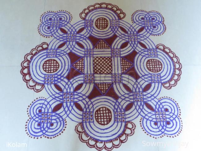 Rangoli: Free hand Design Padi kolam Rangoli: Free hand Design Padi kolam
