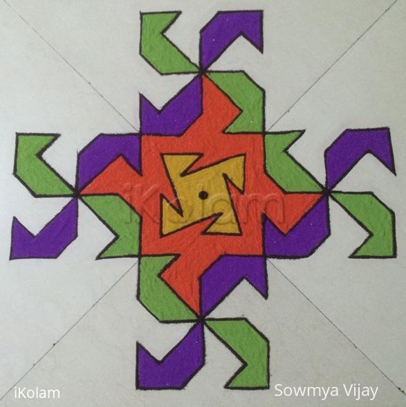 Rangoli: Margazhi Kolam 13