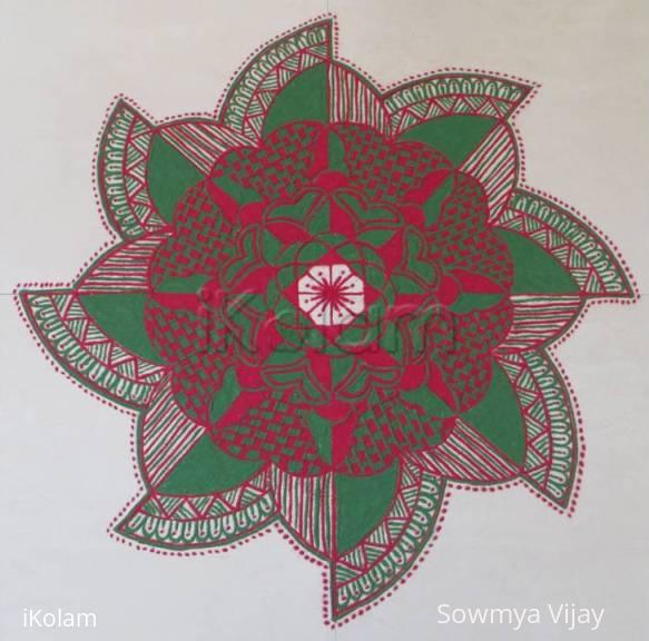 Rangoli: Margazhi Kolam-1 Rangoli: Margazhi Kolam-1