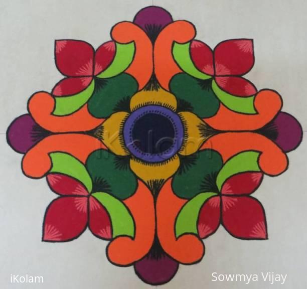 Rangoli: Margazhi Kolam-10 Rangoli: Margazhi Kolam-10