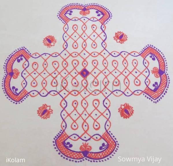 Rangoli: Margazhi Kolam-18 Rangoli: Margazhi Kolam-18