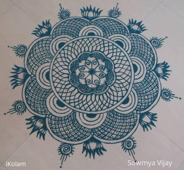 Rangoli: Margazhi Kolam-20 Rangoli: Margazhi Kolam-20