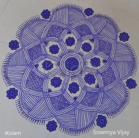 Rangoli: Margazhi Kolam-22 Rangoli: Margazhi Kolam-22