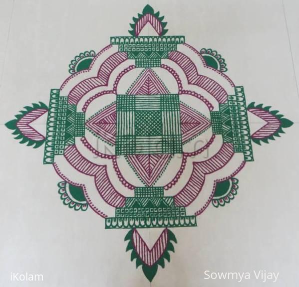 Rangoli: Margazhi Kolam-26 Rangoli: Margazhi Kolam-26