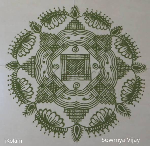 Rangoli: Margazhi Kolam-27 Rangoli: Margazhi Kolam-27