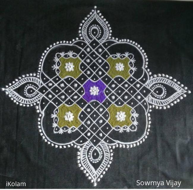 Rangoli: Chikku Kolam
