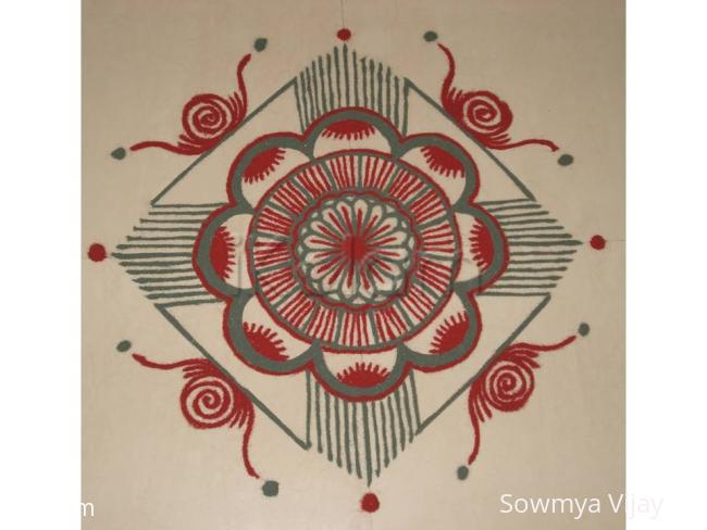 Rangoli: Free hand design