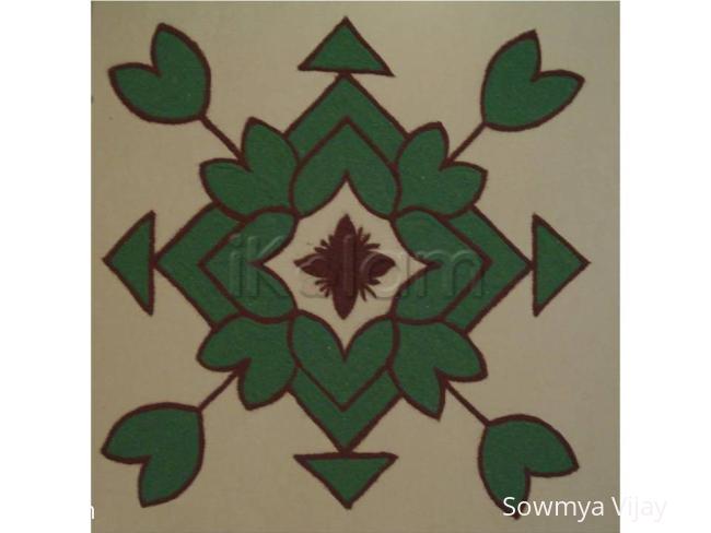 Rangoli: Free hand design