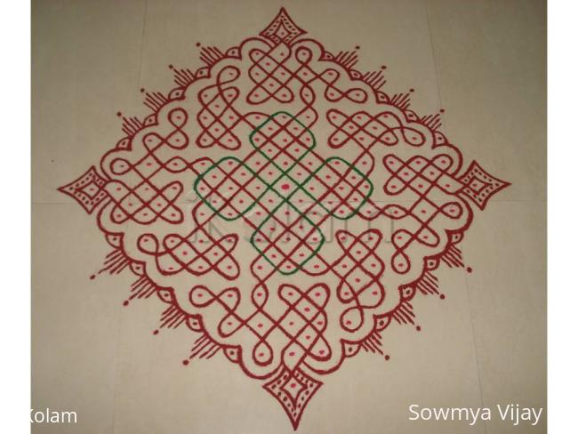 Rangoli: Chikku Kolam