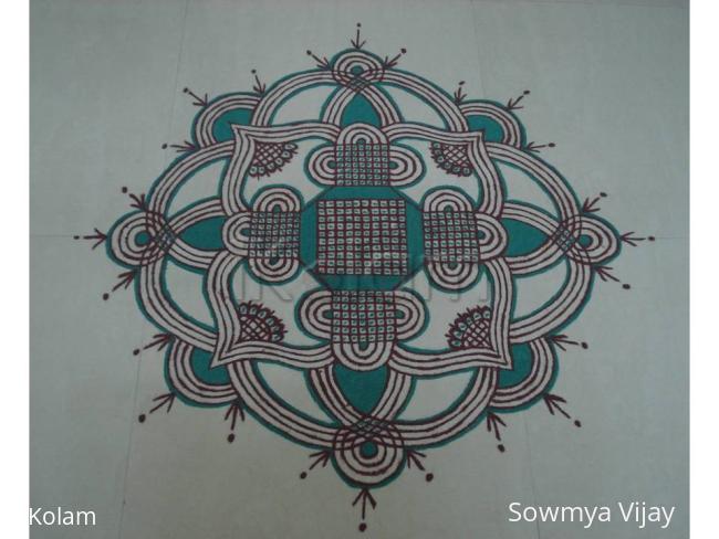 Rangoli: Kolam for Panguni Uthiram