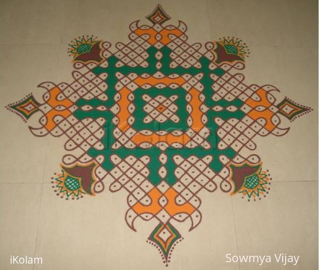 Rangoli: Colour Chikku  Kolam