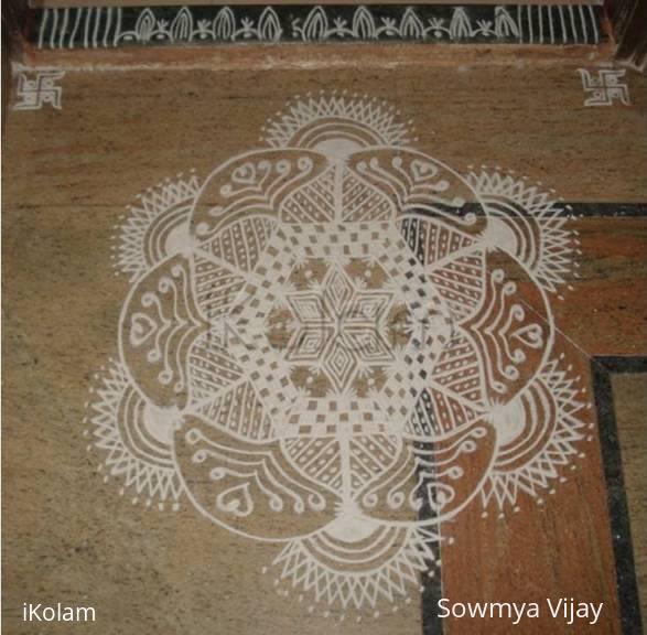 Rangoli: White Kolam Rangoli: White Kolam