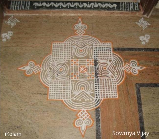 Rangoli: Navaratri Sixth day kolam Rangoli: Navaratri Sixth day kolam