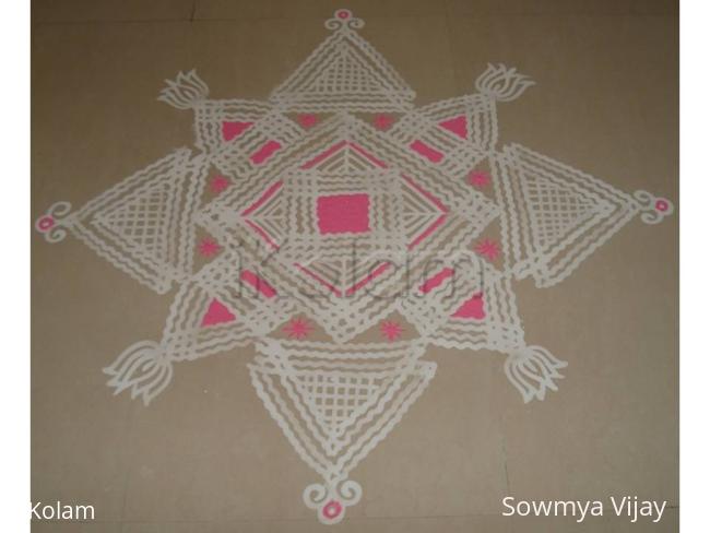 Rangoli: Navaratri Day -8