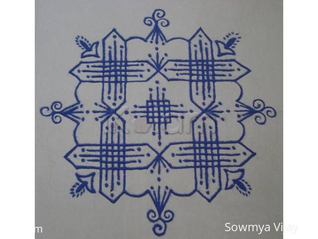 Rangoli: Navaratri Day -9