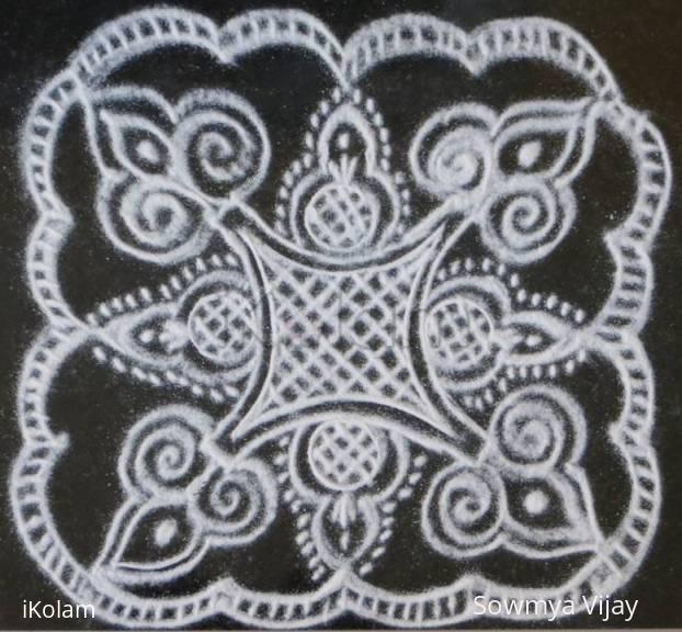 Rangoli: White Kolam
