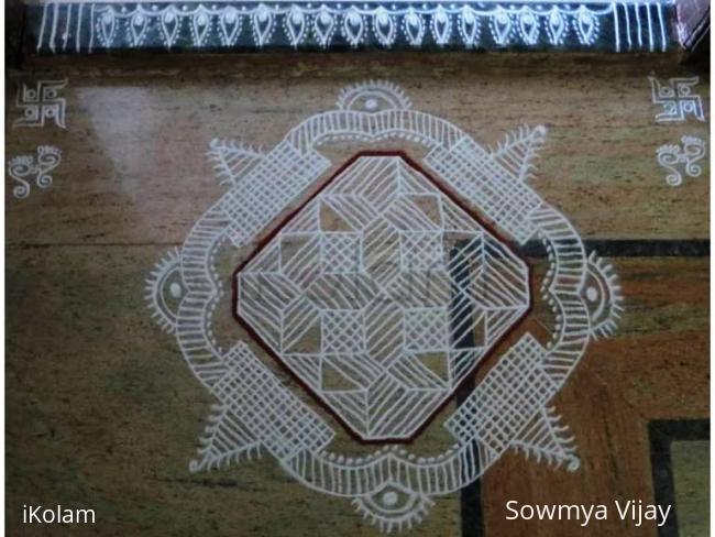 Rangoli: Free Hand Design-Floor version