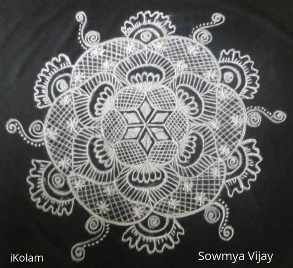 Rangoli: Free hand design Rangoli: Free hand design