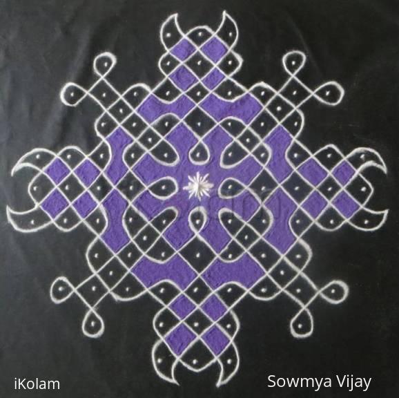 Rangoli: Chikku Kolam Rangoli: Chikku Kolam