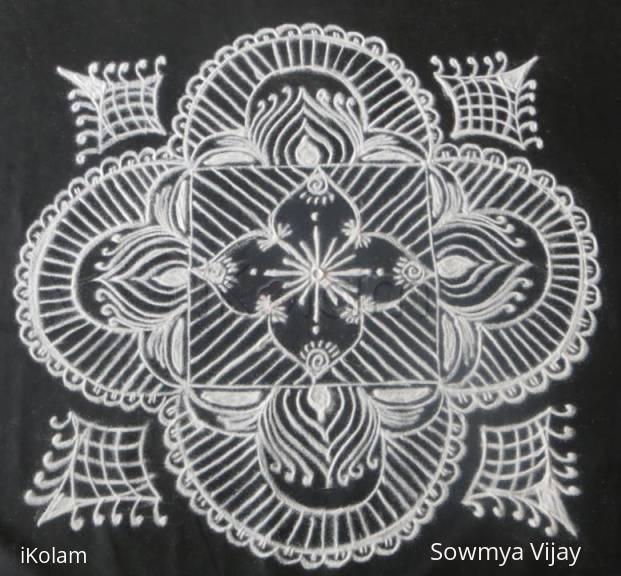 Rangoli: Friday free hand design Rangoli: Friday free hand design