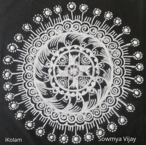 Rangoli: Happy Karthigai Rangoli: Happy Karthigai