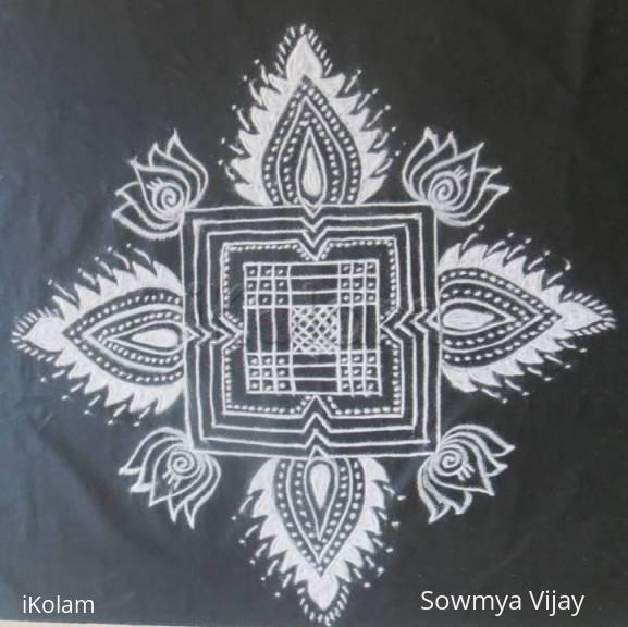 Rangoli: Thai Velli kolam 1 Rangoli: Thai Velli kolam 1