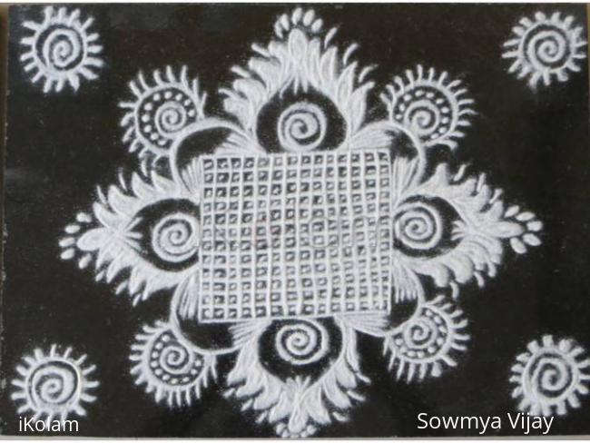 Rangoli: Free hand Design -small kolams