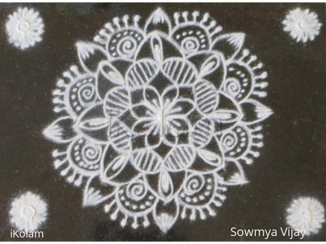 Rangoli: Free hand Design -small kolams
