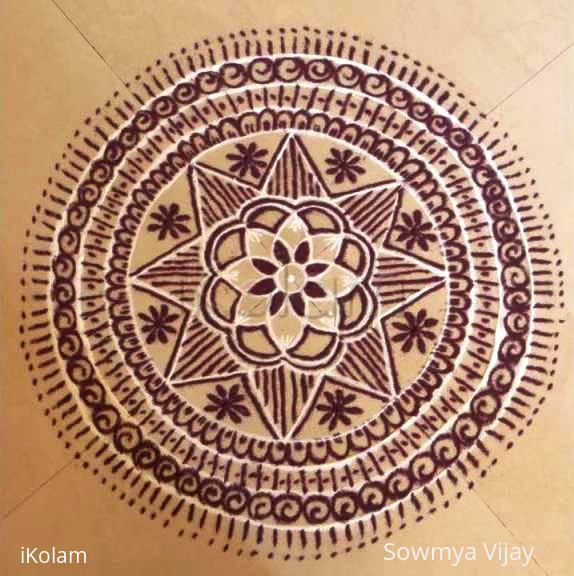 Rangoli: Free hand Design 